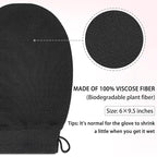 2 Pack Black Exfoliating Glove – Viscose Fiber Exfoliating Body Scrubber - Image 2