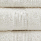 Madison Park Organic 100% Cotton Bathroom Towel Set, Hotel & Spa Quality Highly - Image 3