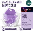 Sud Scrub® Antimicrobial Silicone Body Scrubber, Exfoliating Body Brush - Image 2