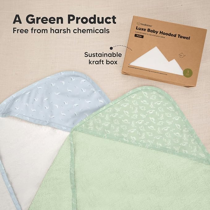 KeaBabies Hooded Baby Towel for Newborn - Image 8