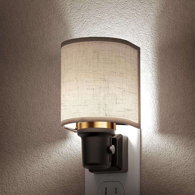 L LOHAS LED Bright Night Lights Plug into Wall, Plug in Night Light Dimmable by LLOHASLED