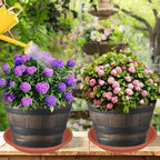 2 Pack of Plant Saucer 12 inch, 12 inch Plastic Plant Drip Trays, Heavy Duty - Image 6
