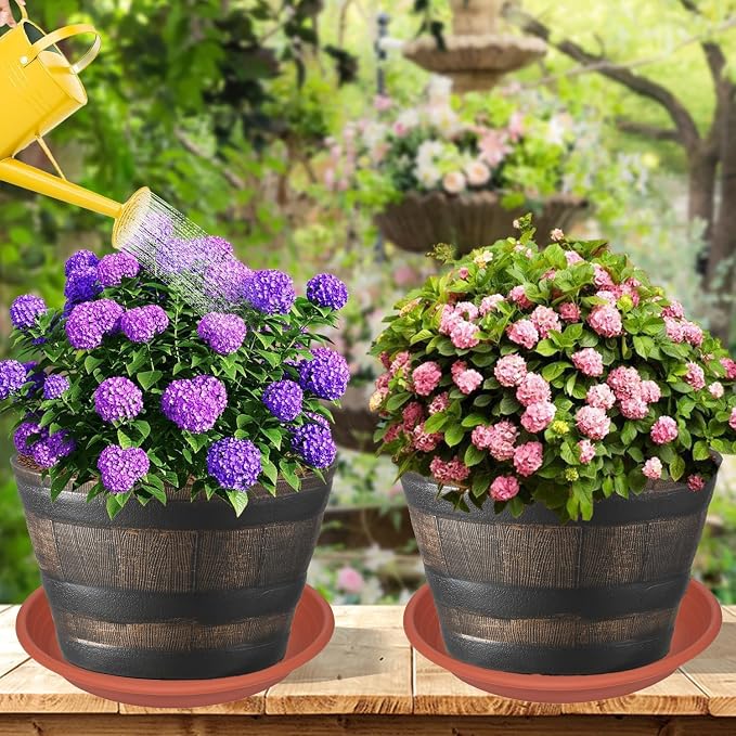2 Pack of Plant Saucer 12 inch, 12 inch Plastic Plant Drip Trays, Heavy Duty - Image 6