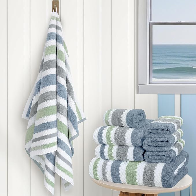 Waffle Towels for Bathroom by VOOVAMOVAS