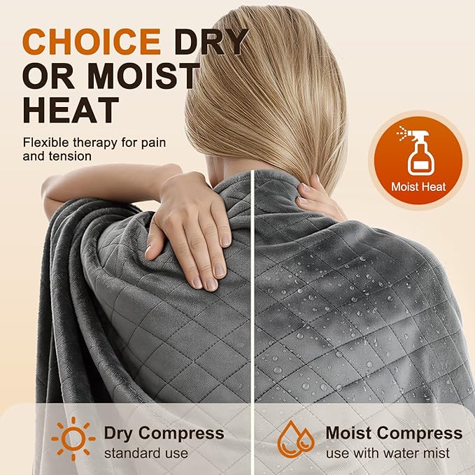 Heating Pad King Size for Back Neck & Shoulders - Image 4