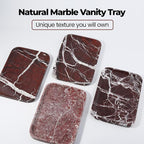 Marble Vanity Tray, 11.8in Stone Bathroom Tray - Image 3