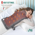 Snailax Heating Pad for Neck and Shoulders and Back, Large Heating Pad for Neck - Image 3