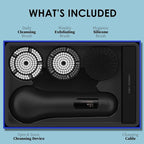 Premium Facial Cleansing Brush, Waterproof Face Scrubber, Spin & Sonic Modes - Image 7