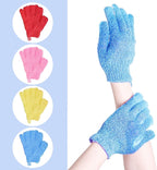 4 Pairs Bath Exfoliating Gloves Scrub, Double Sided Bath Mitts Scrubs - Image 3