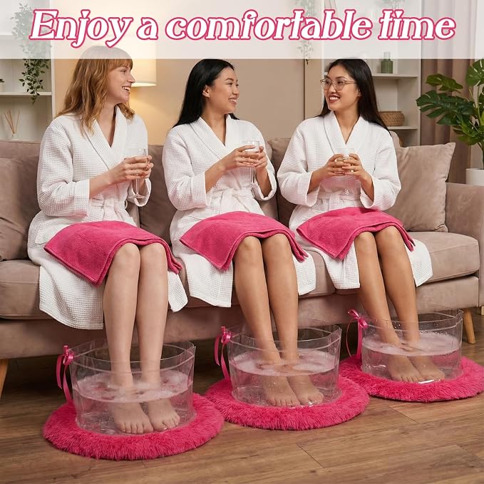 HunnmingRe 18 Pcs Foot Spa Kit for Spa Sleepover Party Supplies - Image 6