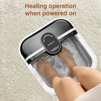 Pedicure Foot Spa with Bubble and Heat, Collapsible Foot Soaking Tub with - Image 4