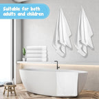 SmoothNovelty 16 Pack Microfiber Bath Towels Bulk 27'' x 60'' Oversized Size - Image 5