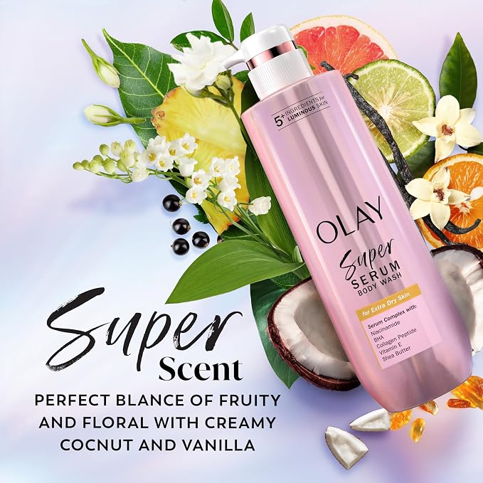 Olay Super Serum Body Wash + Hand & Body Lotion Bundle - Image 13