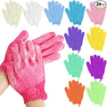 Alotpower 24 Pieces Exfoliating Bath Gloves, Made of 100% Nylon, 12 Colors by Alotpower