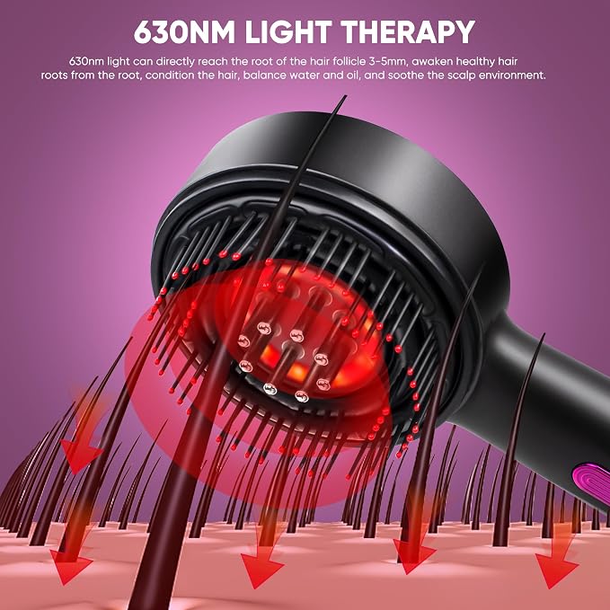 Rechargeable 3 in 1 Scalp Massager Hair Growth Oil Applicator, Electric Scalp - Image 3