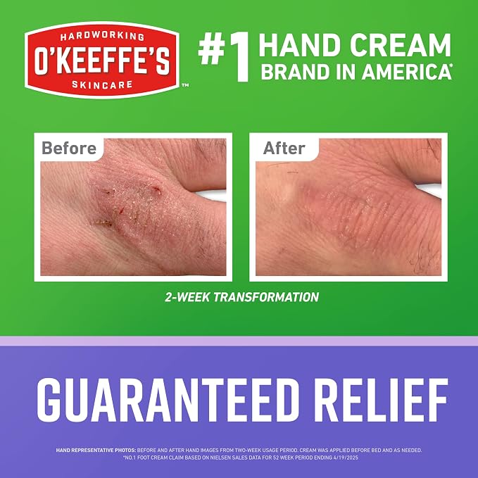 O'Keeffe's Working Hands Hand Cream Plus Night Treatment Cream Bundle - 7 oz - Image 5