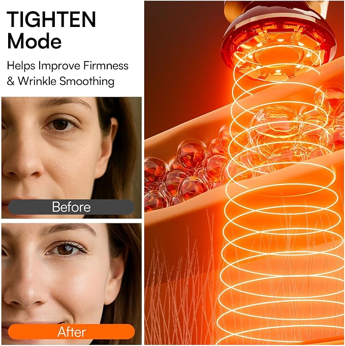 INIA Flare 3-in-1 Microcurrent Facial Device Red Light Therapy - Image 5