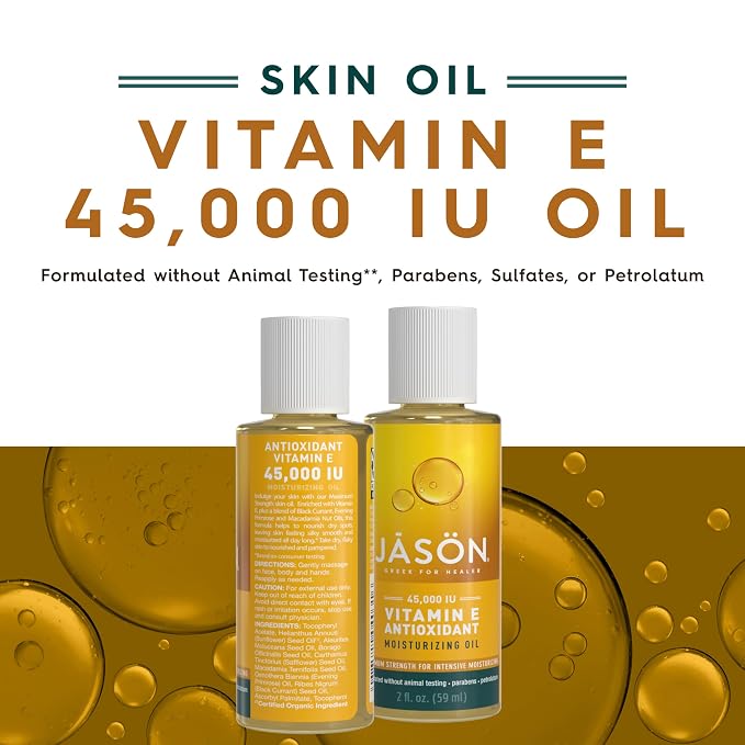 JASON Vitamin E 45, 000 IU Moisturizing Oil, - Image 2