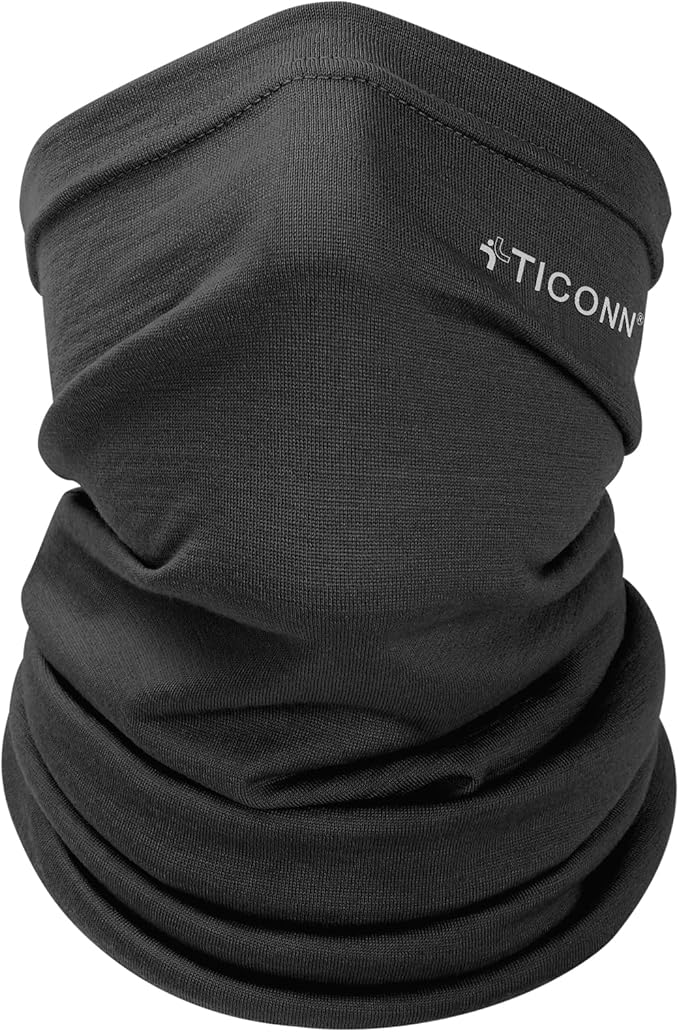 TICONN Neck Gaiter Face Cover Scarf, Neck Warmer Breathable Sun & Wind-proof by TICONN