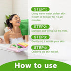 15 Pcs Korean Exfoliating Mitt, 9*5.5 in Gentle Exfoliating Korean Scrub Mitt - Image 4