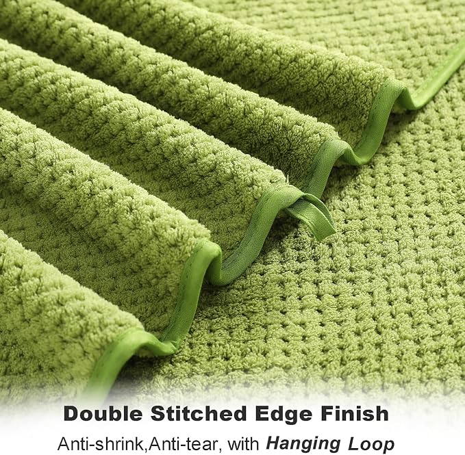 8-Piece Bath Towel Set, 2 Extra Large Bath Towel Sheets, 2 Hand Towels and 4 - Image 4