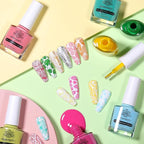 Born Pretty Nail Art Stamping Polish Halloween Nail Polish Set Manicure Print - Image 6