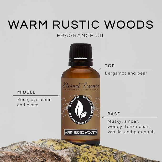Eternal Essence Oils Warm Rustic Woods 30ml Premium Fragrance Oil - Image 2