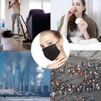 Borje Black Disposable Face Mask 50 Pcs Black Face Masks 3 Ply Protection Masks - Image 7
