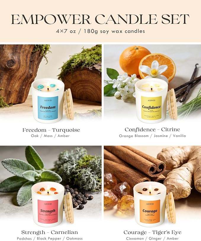 AOOVOO Empower Candles Set for Women - Image 4