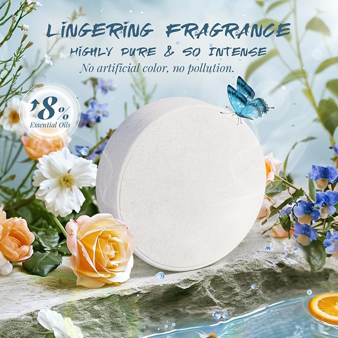 Shower Steamers Aromatherapy, 8% Natural Essential Oils, Women/Men Spa Steamer - Image 2