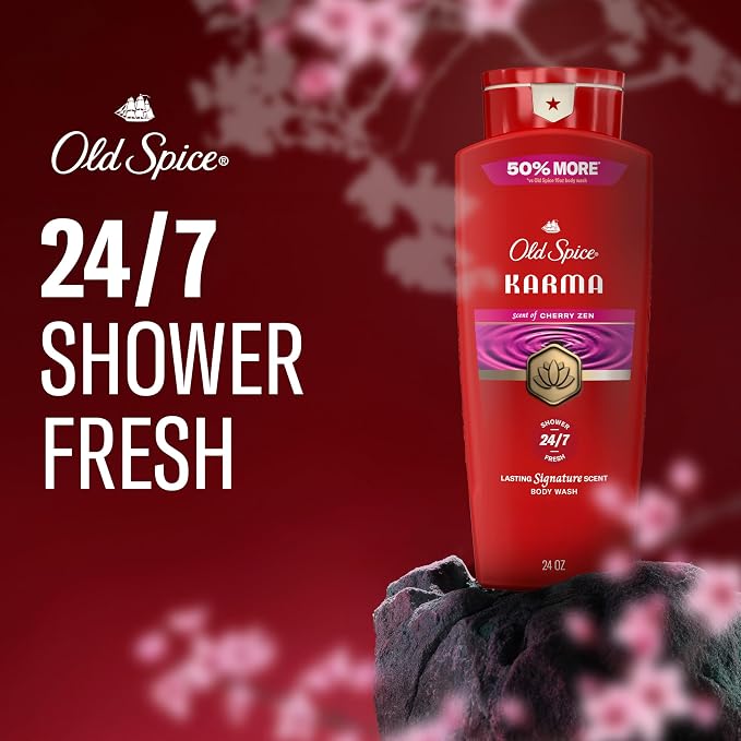 Old Spice Body Wash for Men, 24/7 Shower Fresh & Clean w/Daily Use, Lasting - Image 3