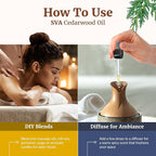 SVA Cedarwood Essential Oil – 4 Fl Oz – 100% Natural Cedar Cupressus Funebris - Image 6