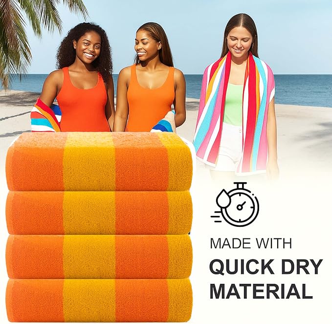 CASA COPENHAGEN Malibu Beach Towels Designed in Denmark Rough and Tough - Image 3