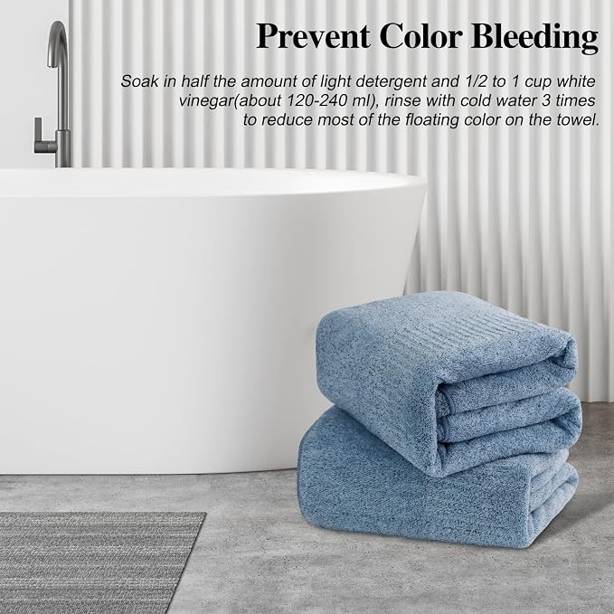 SEISSO Bath Towels, Extra Absorbent & Quick Drying Towels - Image 5
