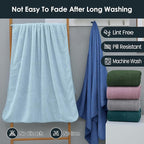 JML Microfier Bath Towels Set of 2, Large Microfier Body Towel - Image 6