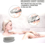 Set of 3 Silicone Body Scrubber Loofah Soft Exfoliating Body Bath Shower - Image 7