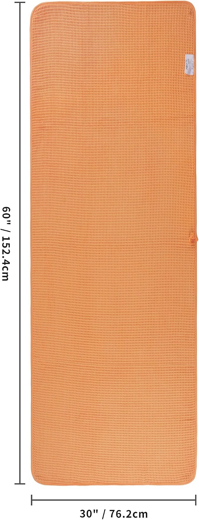 POLYTE 430 GSM Microfiber Oversize Quick Dry Lint Free Bath Towel, 60 x 30 in - Image 3