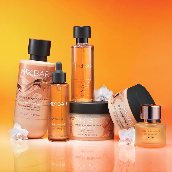 MIX:BAR Vanilla Bourbon Glowy Body Oil - Image 5