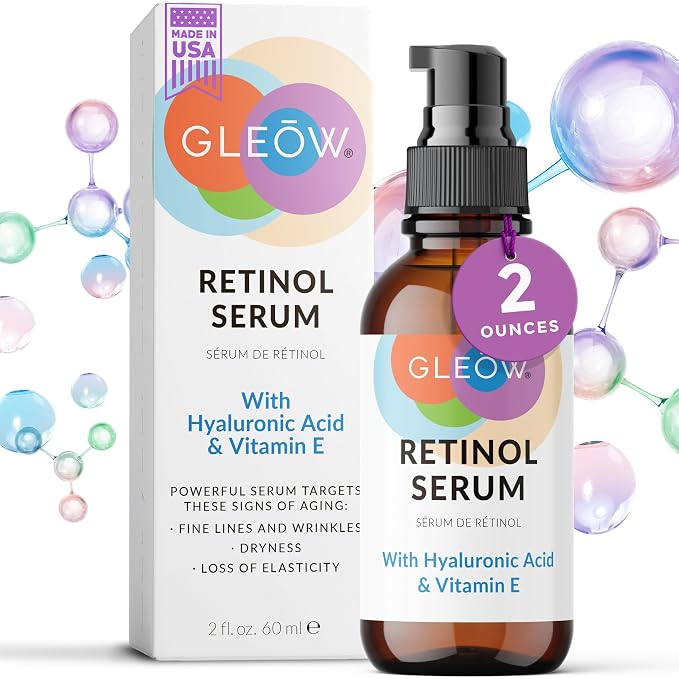 GLEOW Retinol Serum for Face by Gleow