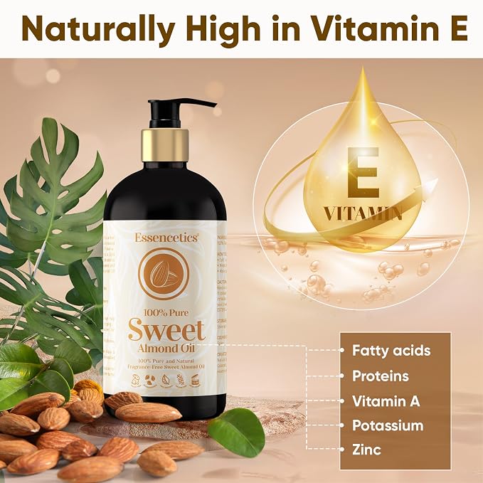 Sweet Almond Oil Organic 16 oz - Image 4