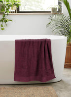 GLAMBURG 100% Cotton 2 Pack Oversized Bath Towel Set 28x55 Inches, Ultra Soft - Image 5