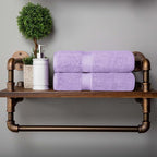 SUPERIOR Egyptian Cotton Pile Bath Towel Set of 2, Ultra Soft Luxury Towels - Image 8