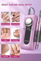 Electric Nail Drill Professional, 45000RPM Cordless Electric Nail File - Image 2