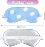 2PCS Plush Sleeping Eye Mask, Soft Plush Eye Mask, Fuffy Eye Cover Comfortable - Image 2