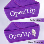 TopTie 4PCS Spa Facial Headband Skincare Makeup Head Wrap Adjustable Terry - Image 4