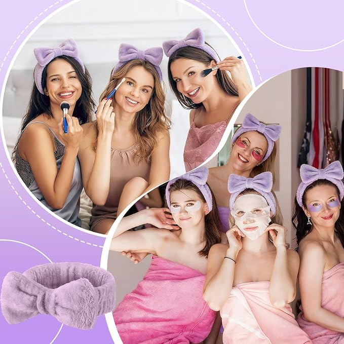 50 Pcs Spa Headband Bulk Spa Sleepover Party Supplies - Image 5