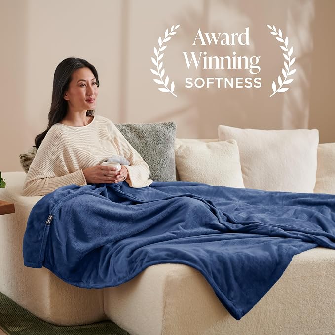 Bare Home Fleece Blanket - Image 2