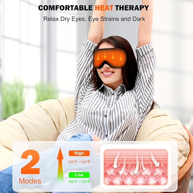 Sleep Eye Mask with Heat and Cooling - Image 3
