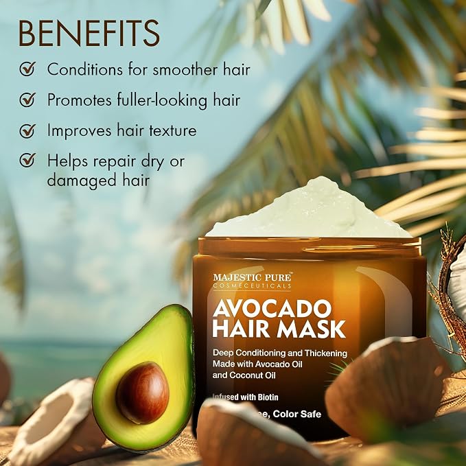 Majestic Pure Avocado and Coconut Hair Mask - Image 7