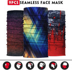 Venswell Neck Gaiter Face Mask Men Women, Seamless Bandana Rave Face Cover - Image 4